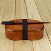 Lunch box with chopsticks