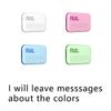 leave message about color