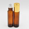 Amber Bottles With Gold Cap