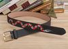Black snake Gold buckle