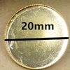 20mm Gold Plated