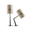 Table lamp(black body+beige shade)