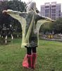 Disposable raincoats and rain boots