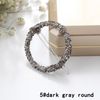 5 dark gray round