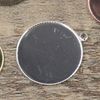 20MM Blank Silver Plated