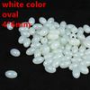 white oval 4*6mm