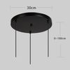Black circular