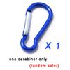 one carabiner only