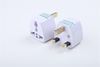 UK plug with black pin/white