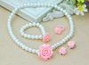 white pearl pink flower