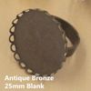 25mm Antique Bronze