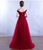 Off Shoulder Tulle A Line Evening Dress Long 2018 New Evening Gowns