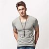 V Neck Grey