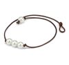 3 pearls brown