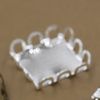 12MM Blank Silver Plated