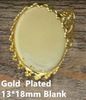 13x18mm Gold