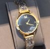 Yellow gold black dial
