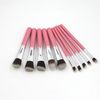 2#Pink+silver+Brush package