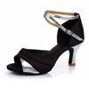 Black+Silver 7cm Heel