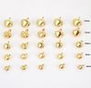 6mm 300pcs, gold