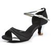 Black+Silver 5cm Heel