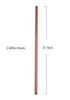 rose gold straight straws