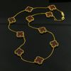 18k gold with red agate