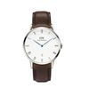 40mm Brown Silver