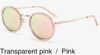 Transparent pink&pink