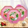pink plates 23cm