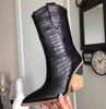 black short boots