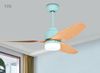 color 4 fan chandelier