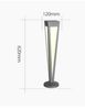 Round stand H.620mm 110-120V