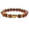 Grain Beads Stone+Gold Accessory