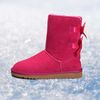 2 Bow rose red
