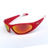 red with red lens