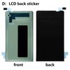 LCD back sticker