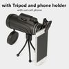 with tripod