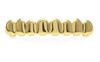 Upper teeth (gold)