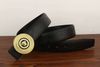 gold buckle black