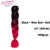 Black+Wine Red+Red