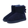 one bow -navy blue