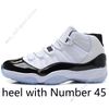 #09 High Concord (heel with Number 45)