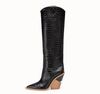 black long boots