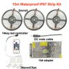 15m Waterproof IP67 Strip Kit