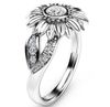 Silver Flower and White