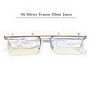 C6 Silver Frame Clear Lens