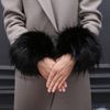 black 02 Faux Fox Fur