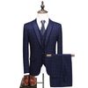 Navy blue shuang kou