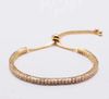 Gold Square zircon bracelet